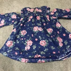 Girls floral top